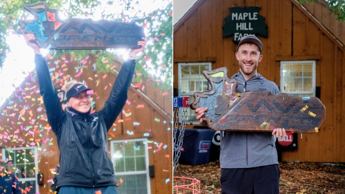 MVP Open の優勝者、Sintija Klezberga と Ricky Wysocki
